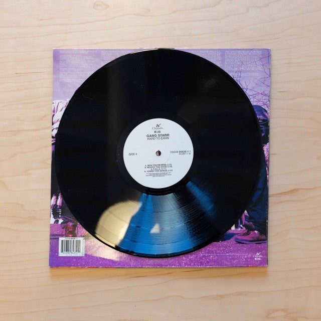 Gang Starr - Hard To Earn (First UK Pressing)