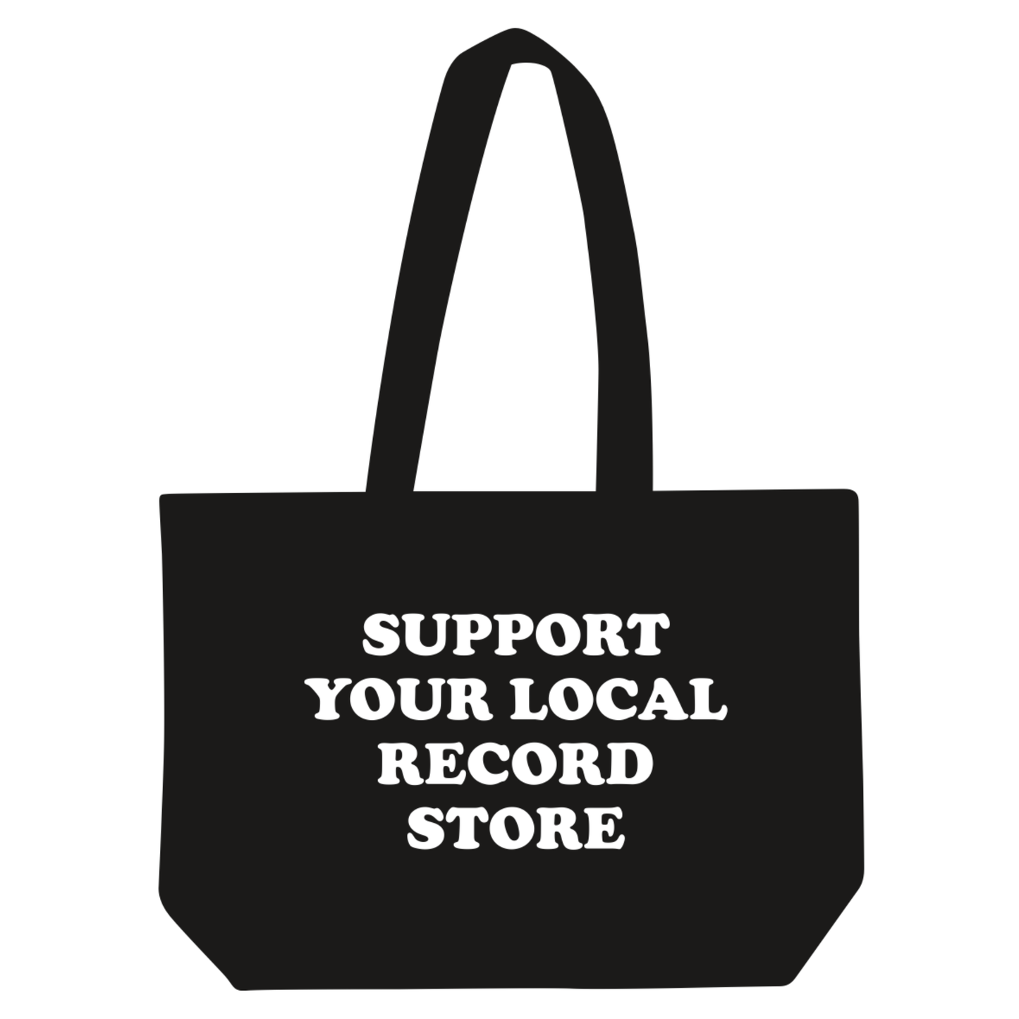 Snoopy Records Tote - Black