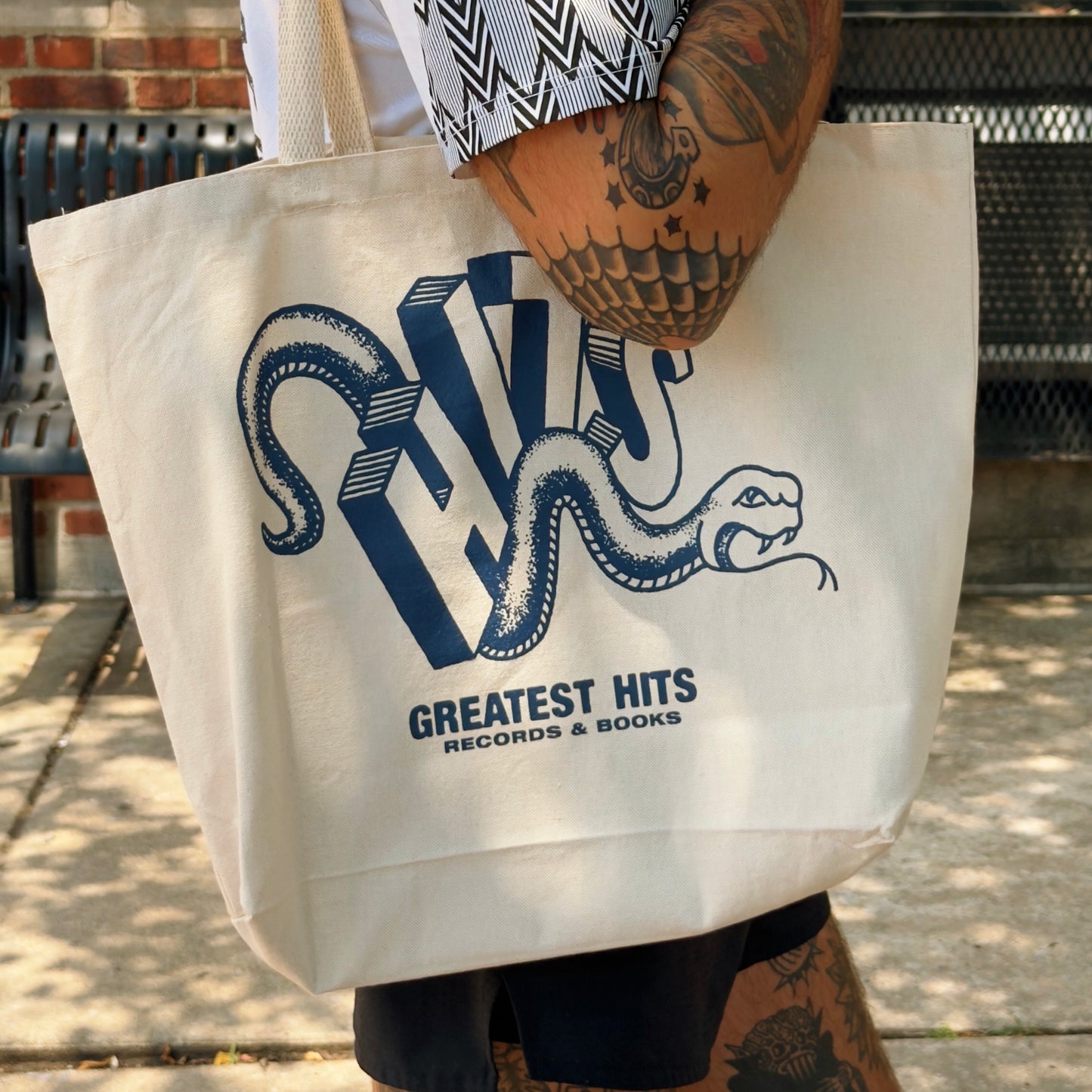 Hitsss Snake Tote - Ivory