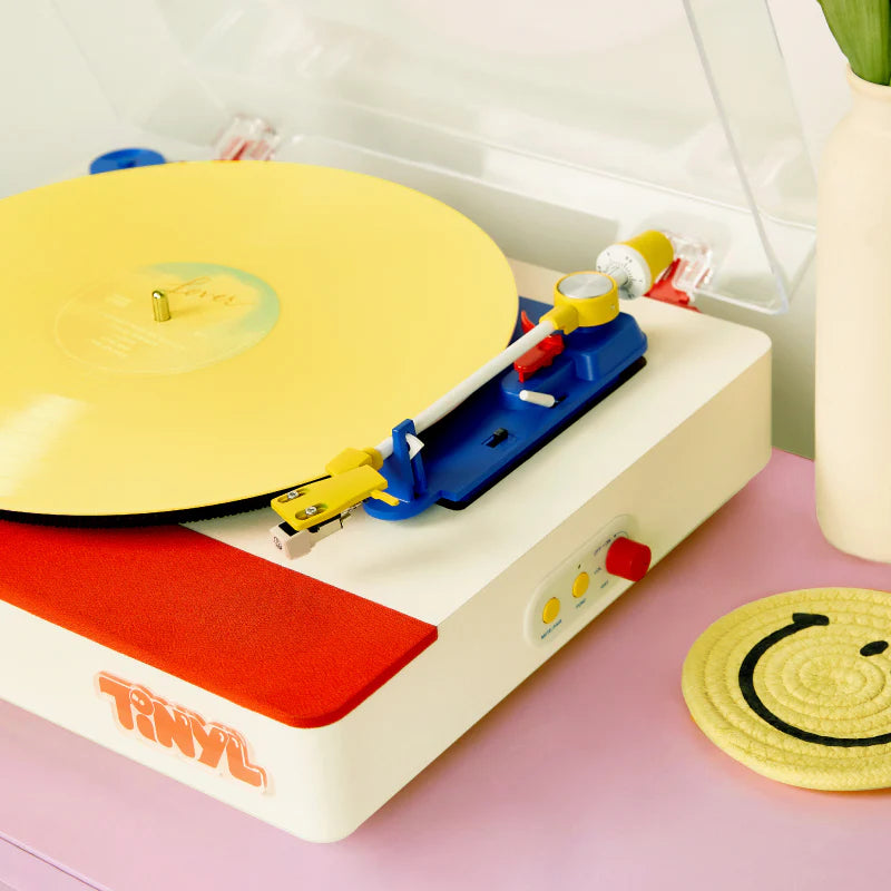 TINYL Play Pro: The Ultimate Memphis Style Record Player