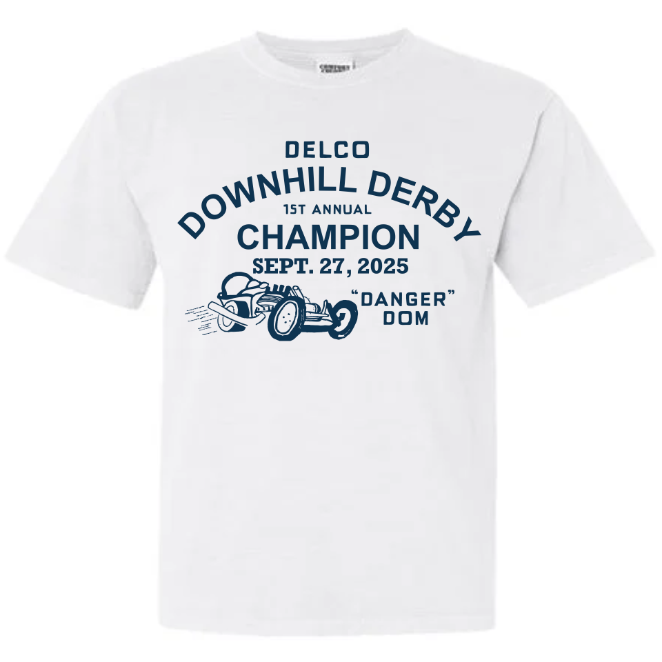 Downhill Derby Danger Dom Tee