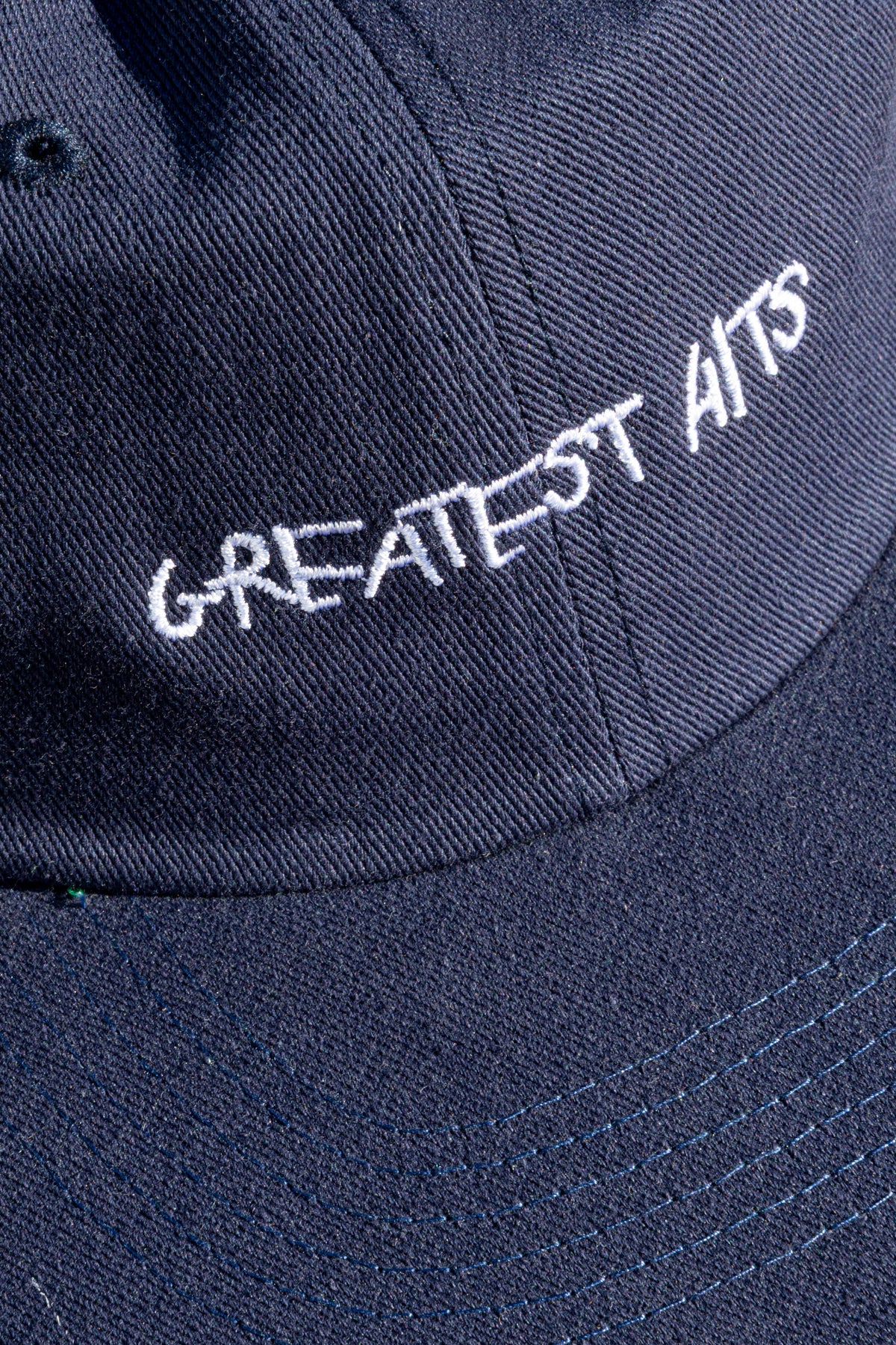 Greatest Hits Type Baseball Hat - Navy
