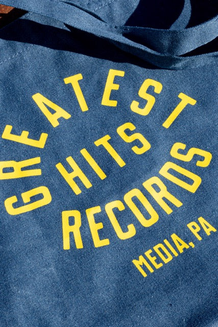 GH Records + Books Tote - Washed Blue