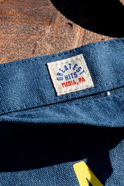 GH Records + Books Tote - Washed Blue