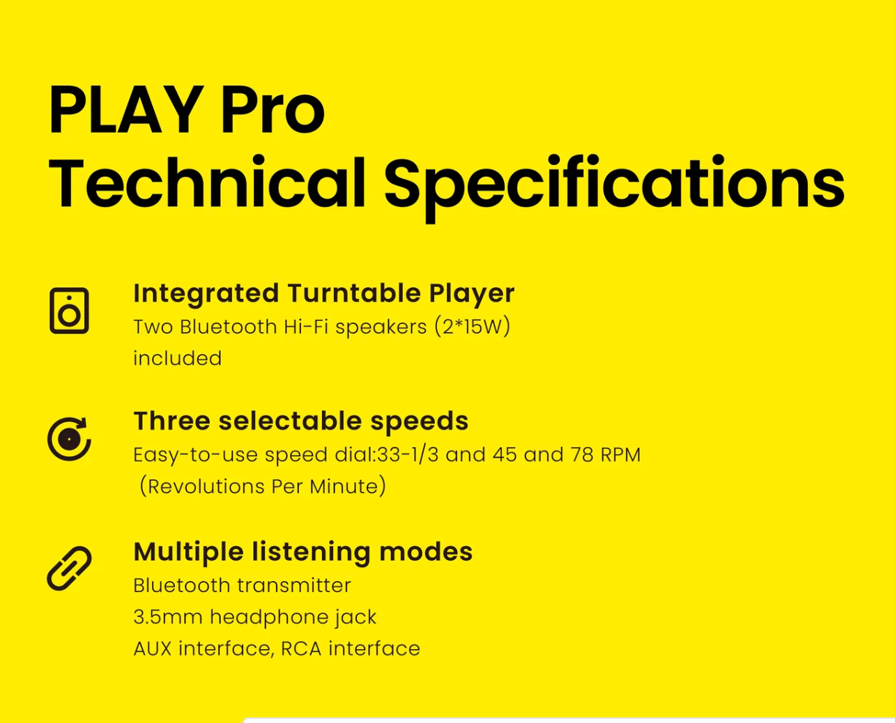 TINYL Play Pro: The Ultimate Memphis Style Record Player
