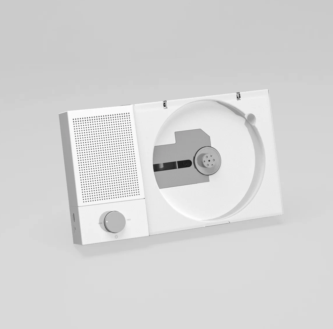 TINYL SPLIT: The Elegant White Modular 3-in-1 Portable CD Player