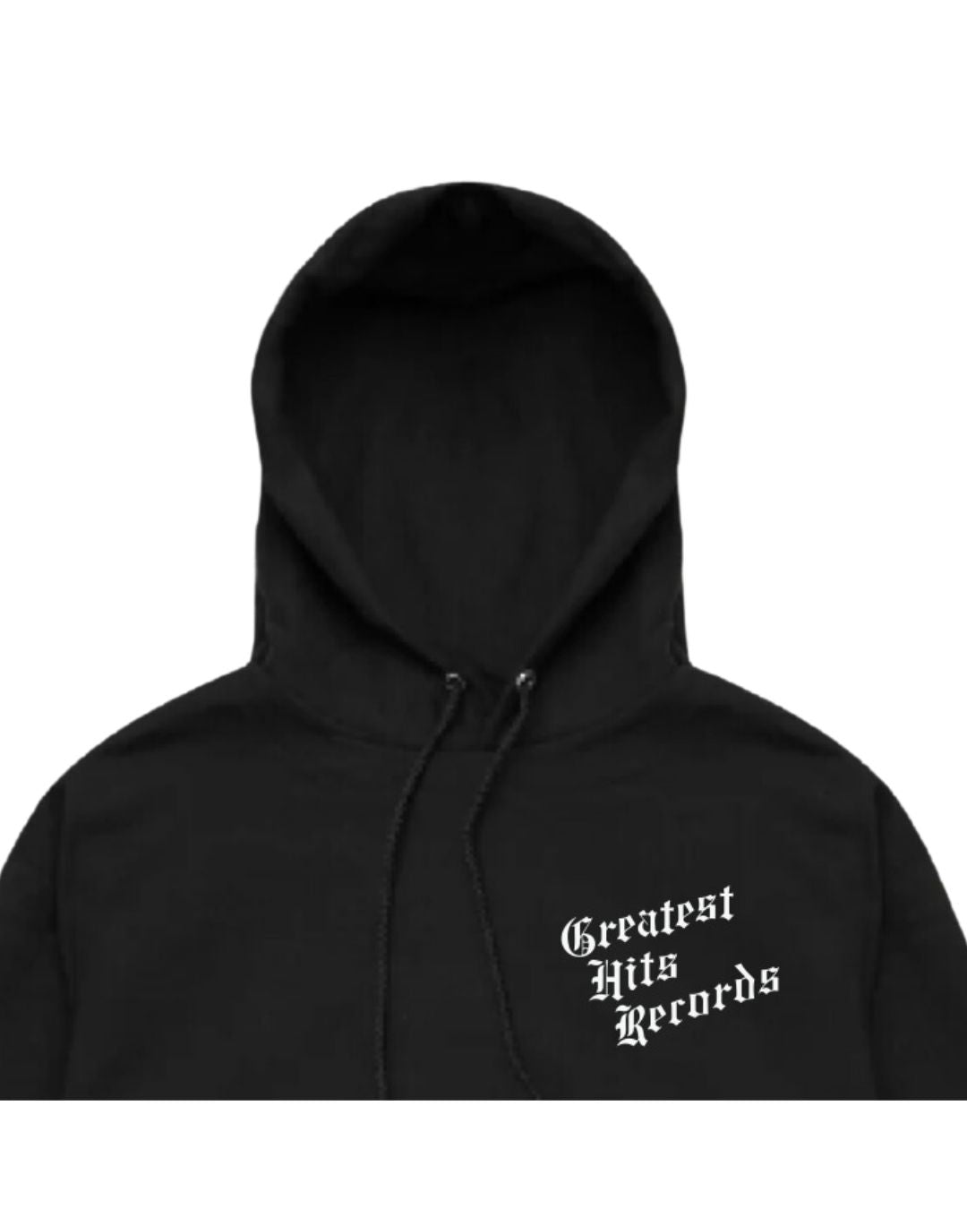 Greatest Hits Script Hoodie - Black