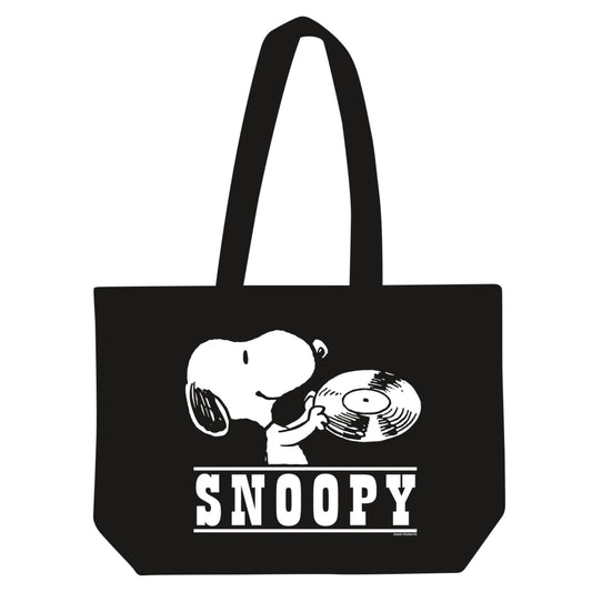 Snoopy Records Tote - Black