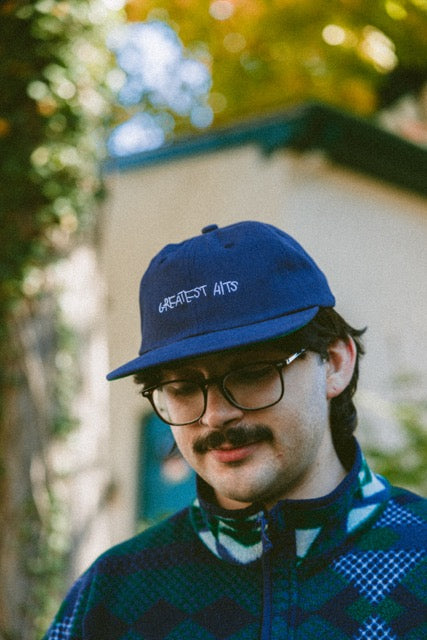 Greatest Hits Type Baseball Hat - Navy