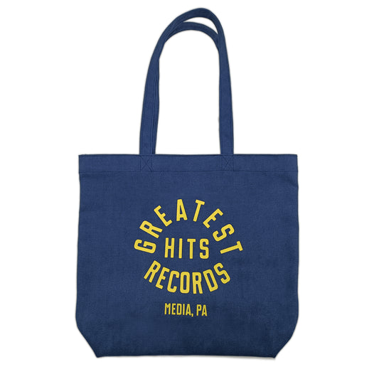 GH Records + Books Tote - Washed Blue