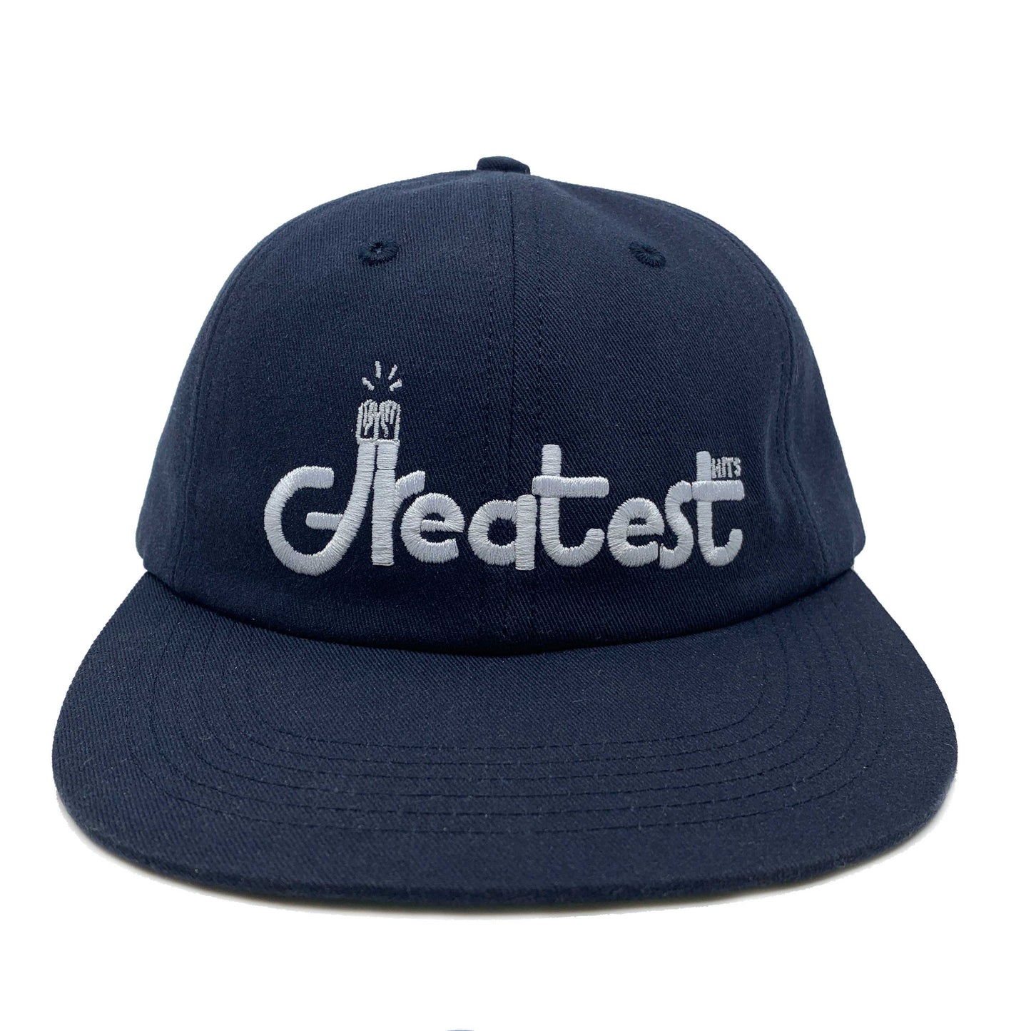 Greatest Hits High-Five Embroidered Logo Hat - Navy